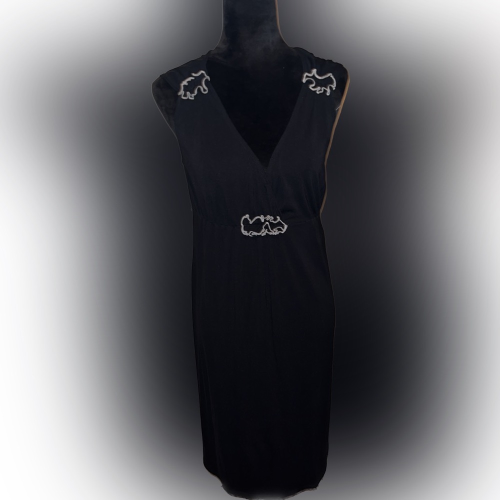 MAX STUDIO BLACK SLEEVELESS DRESS - Picture 5 of 5